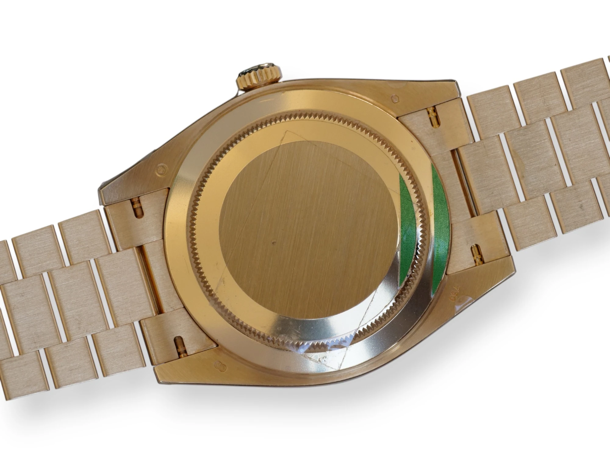 Rolex Day-Date 40 Yellow gold Champagne Dial 2016 unused unworn factory stickered for sale at calibre24.com.au