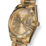 Rolex Day-Date 40 Yellow gold Champagne Dial 2016 unused unworn factory stickered for sale at calibre24.com.au